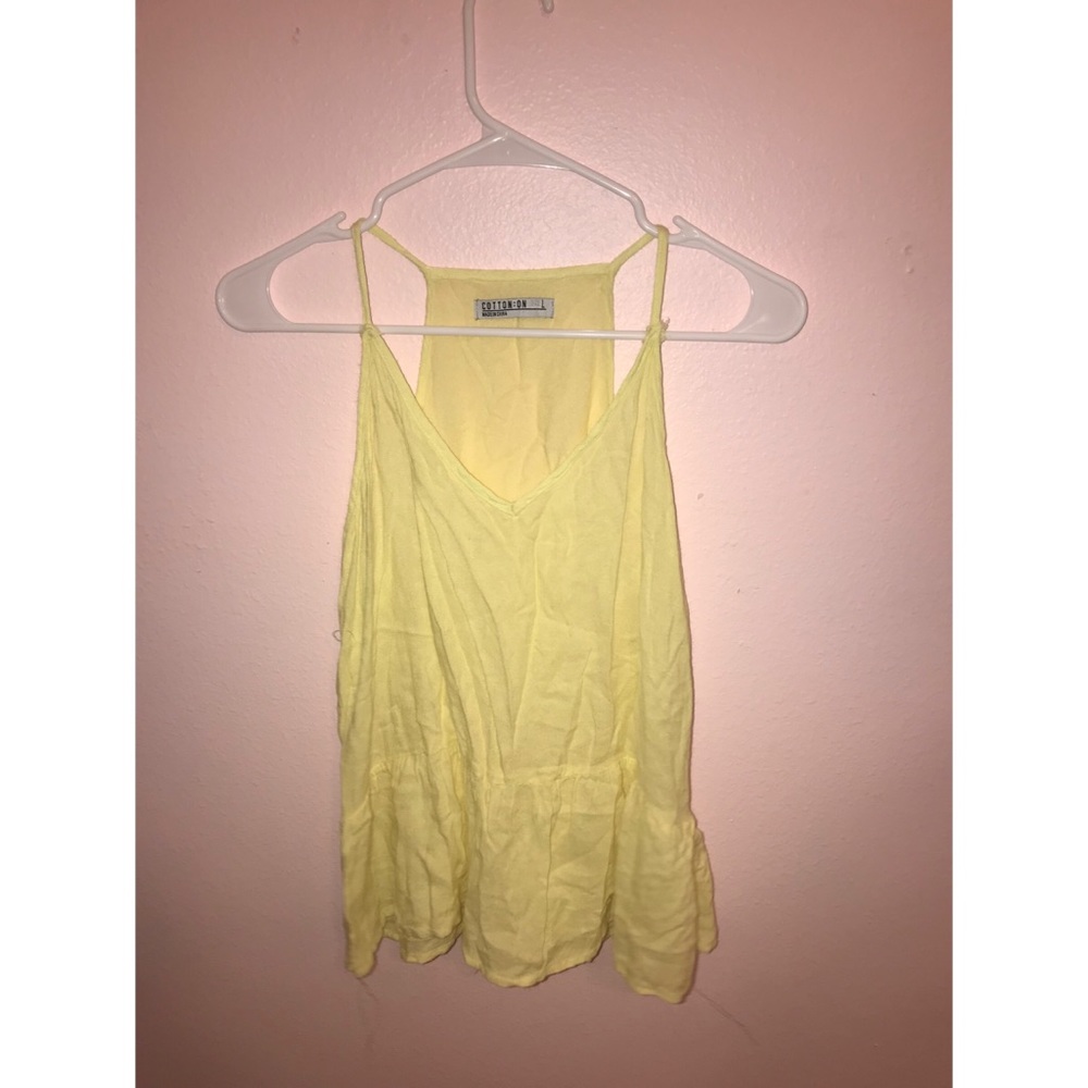 Yellow Flowy Tank